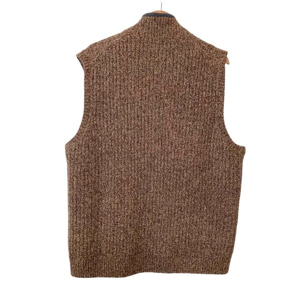 Duluth Trading Co. Large Men's Shetland Wool Windproof Full-Zip Sweater Vest - Picture 5 of 13